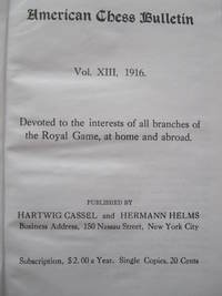 American Chess Bulletin 1916
