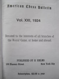 American Chess Bulletin 1924
