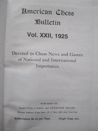 American Chess Bulletin 1925