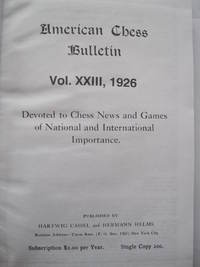 American Chess Bulletin 1926