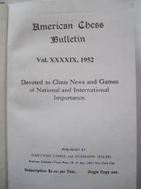 American Chess Bulletin 1952