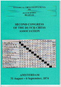 Second Congress of the Dutch Chess Association, Amsterdam 1874