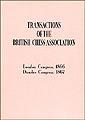 Transactions of the British Chess Association, London Congress 1866, Dundee 1867