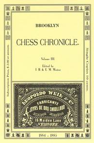 Brooklyn Chess Chronicle 1884-1885