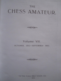 Chess Amateur, Vol. 7