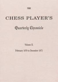 Chess Player's Quarterly Chronicle.