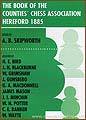 Hereford 1885, Chess Congress of British Chess Association