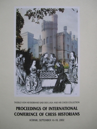 Proceedings of International Conference of Chess Historians, Kornik, September 16-18